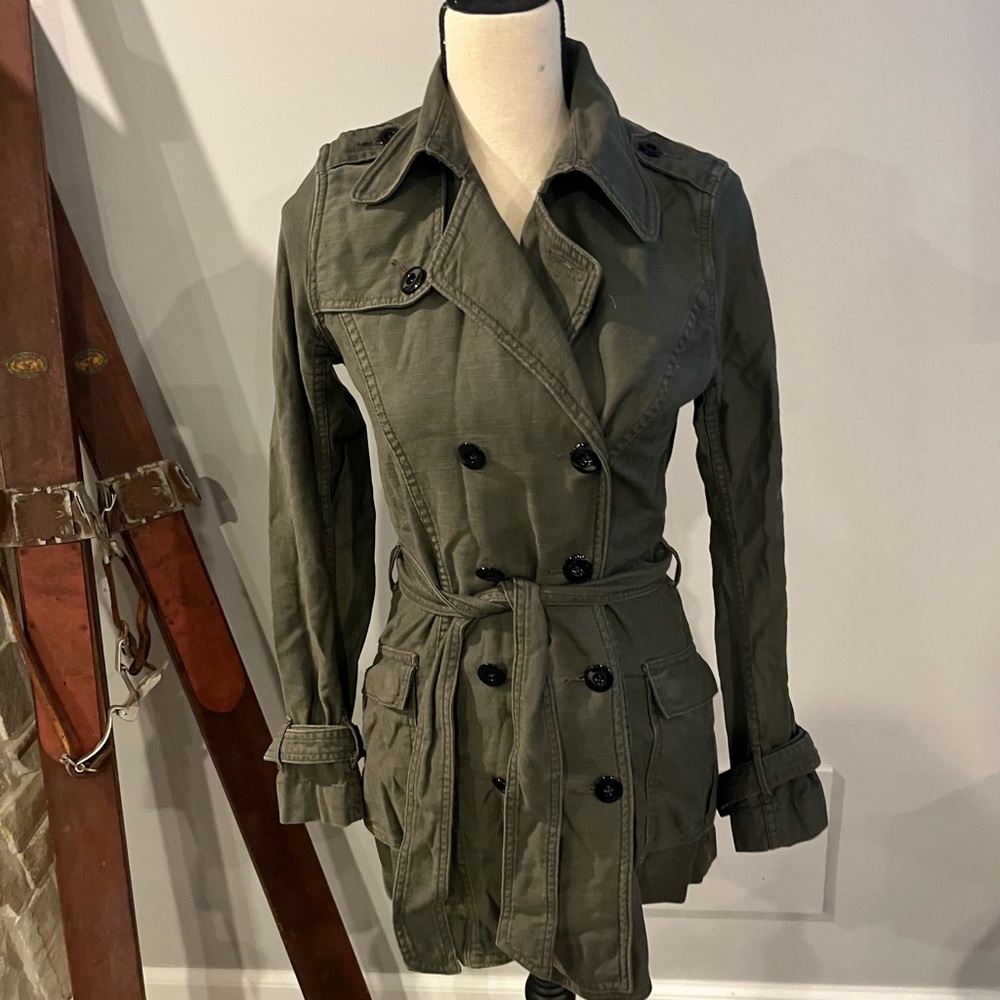 Levi’s jacket double breasted army green